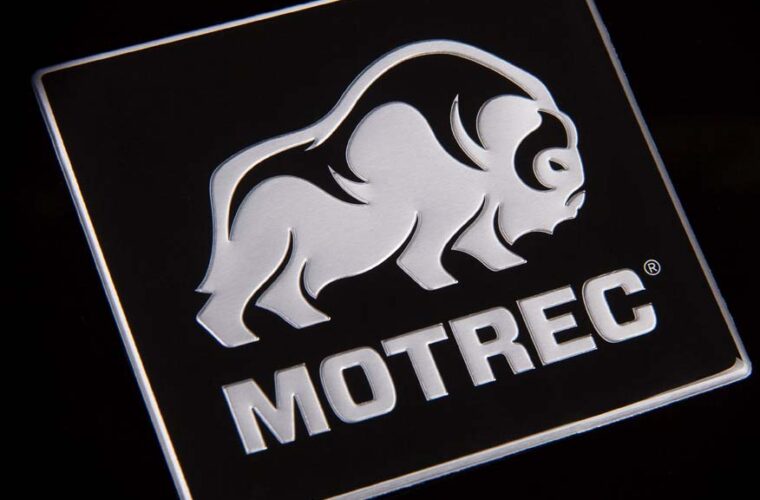 Badge en aluminium - Motrec