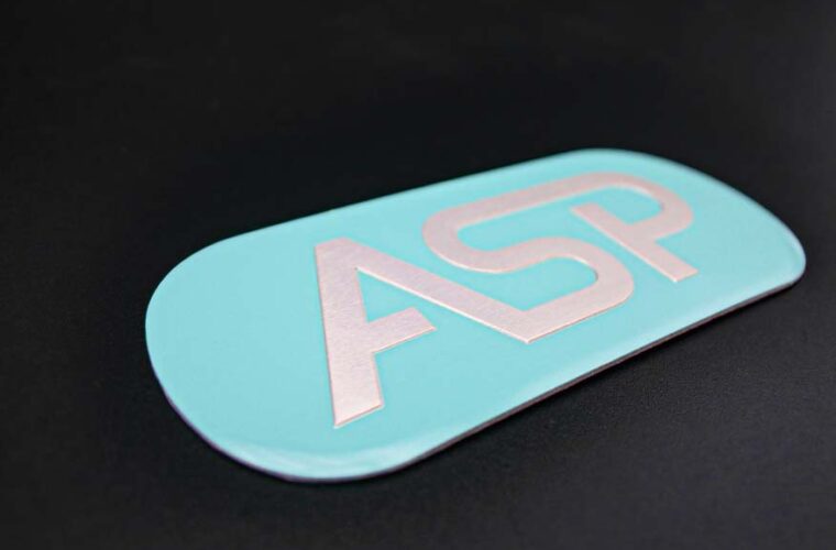 Badge en aluminium - ASP